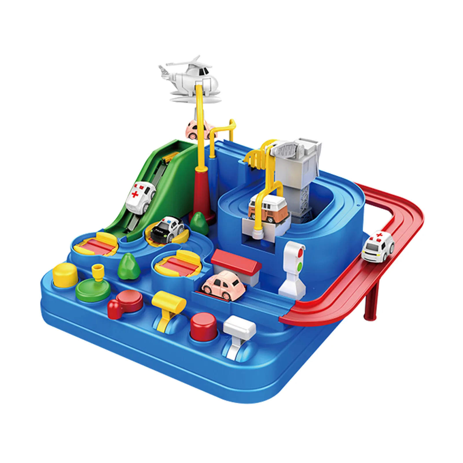 Игрушечный автомобиль пластиковый трек для детей и родителей развивающие