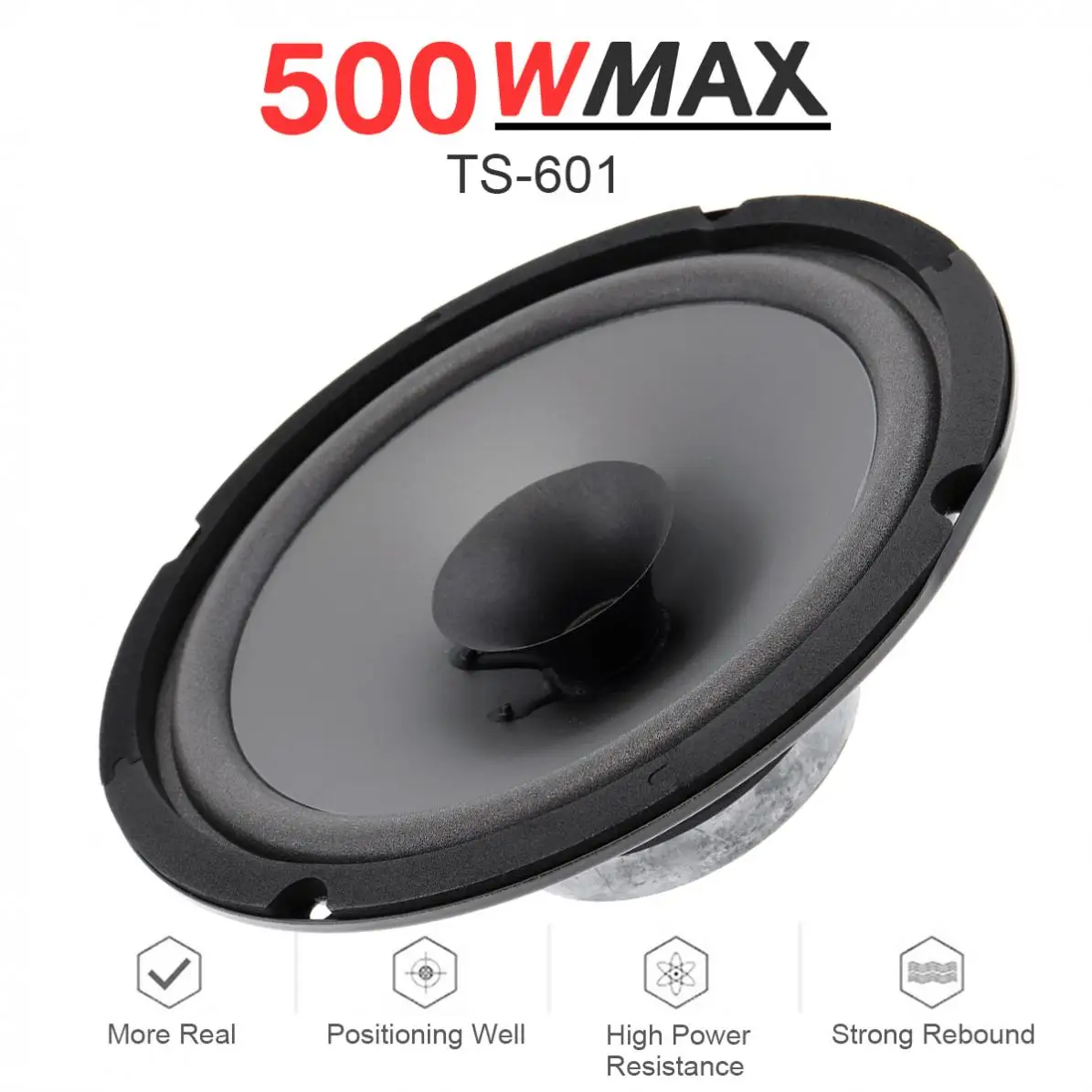 1 шт. 12 в 6 дюймов 500 Вт автомобильный HiFi коаксиальный динамик Автомобильная дверь Авто Аудио Стерео полный диапазон частоты динамик s