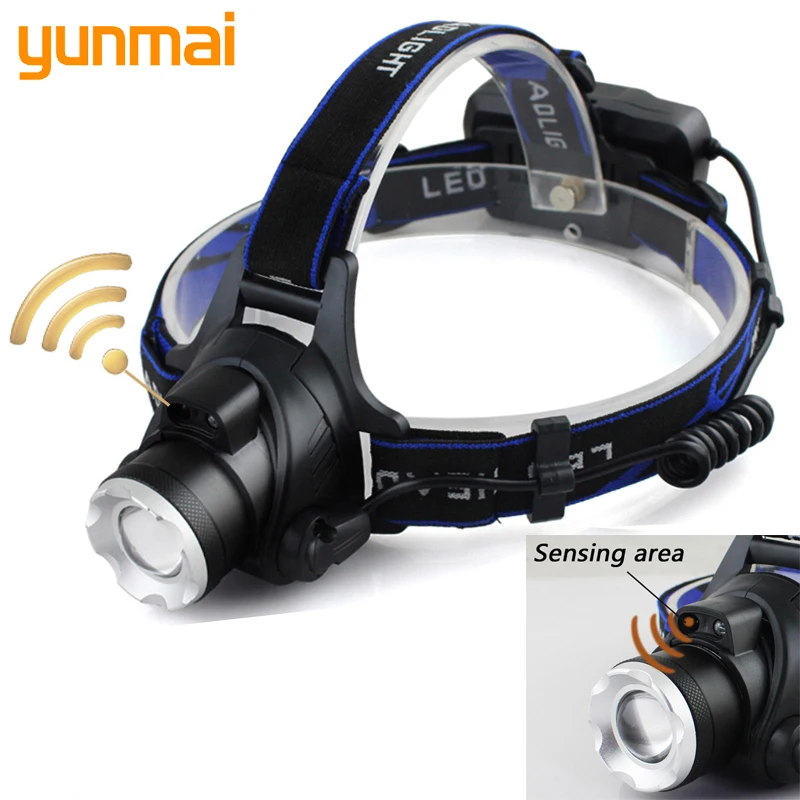 Yunmai Infrared Sensor XM-L2 U3 T6 5000lm LED Headlamp With Zoom Adjustable Head Flashlight 2x 18650 Batteries Fishing Headlamp
Yunmai Infrared Sensor XM-L2 U3 T6 5000lm LED Headlamp With Zoom Adjustable Head Flashlight 2x 18650 Batteries Fishing Headlamp
