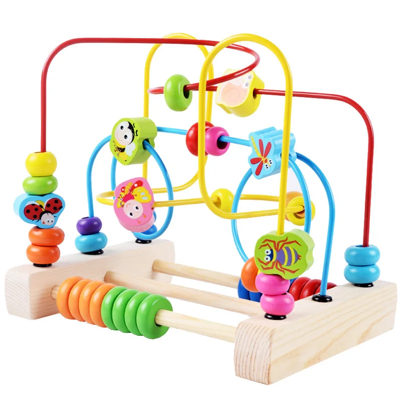 Детская головоломка обучающая раннее образование деревянная