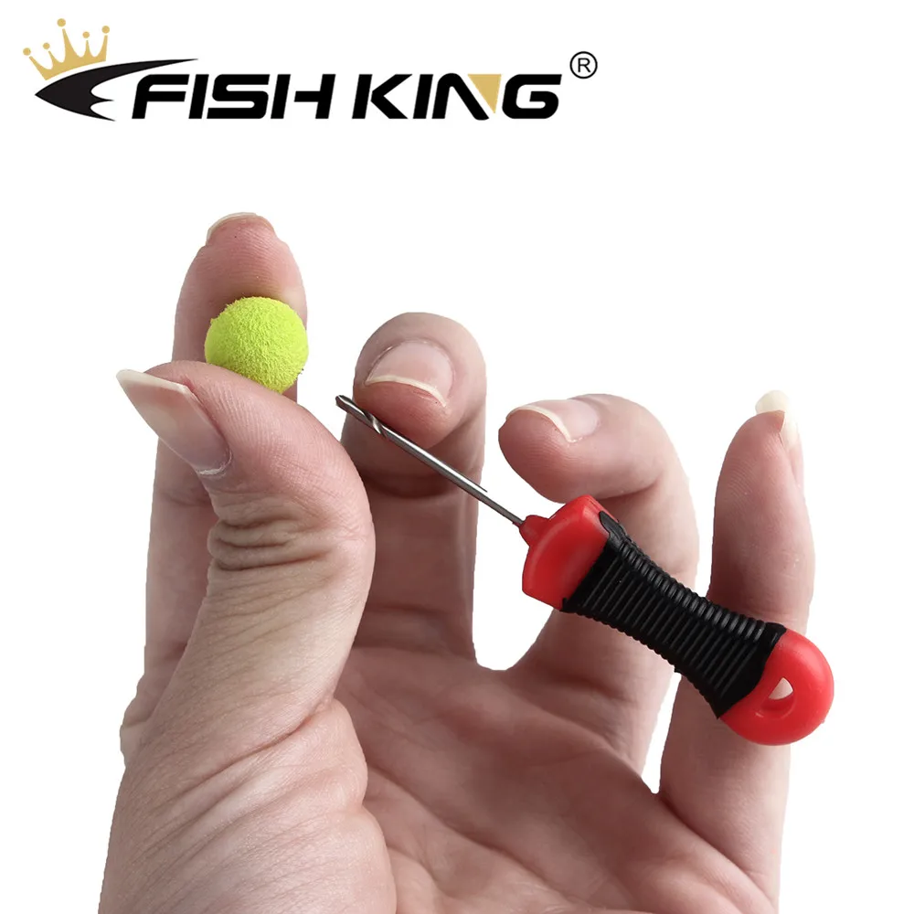 FISH KING Carp Fishing Accessories Boilie Needle Set Kit Tool Stainless Baiting Drill Stringer | Спорт и развлечения