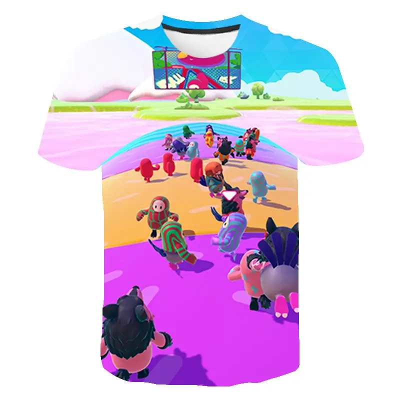 

Футболка с 3D принтом для мальчиков и девочек, Модный повседневный топ с коротким рукавом для игр, крутая уличная одежда, для мужчин, женщин и ...