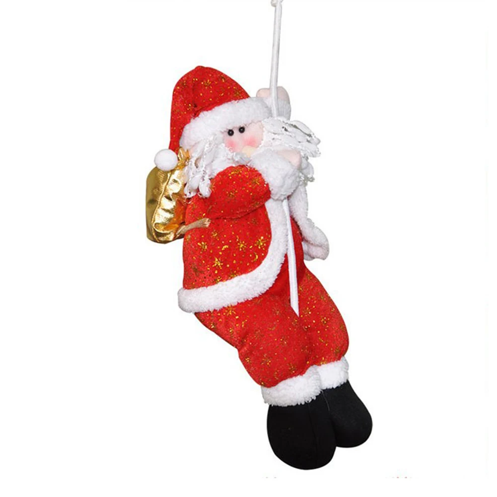 Украшение на верхушку рождественской елки подвесная тканевая кукла подвеска