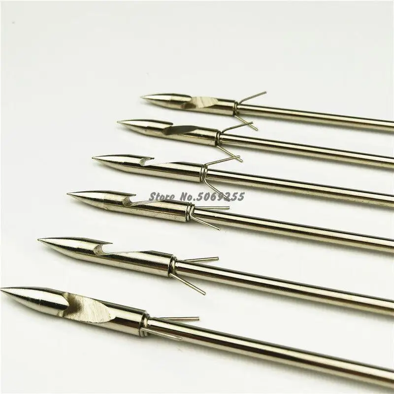 Низкая цена 3 шт. нержавеющая сталь лук рыба рыболовная Рогатка головки