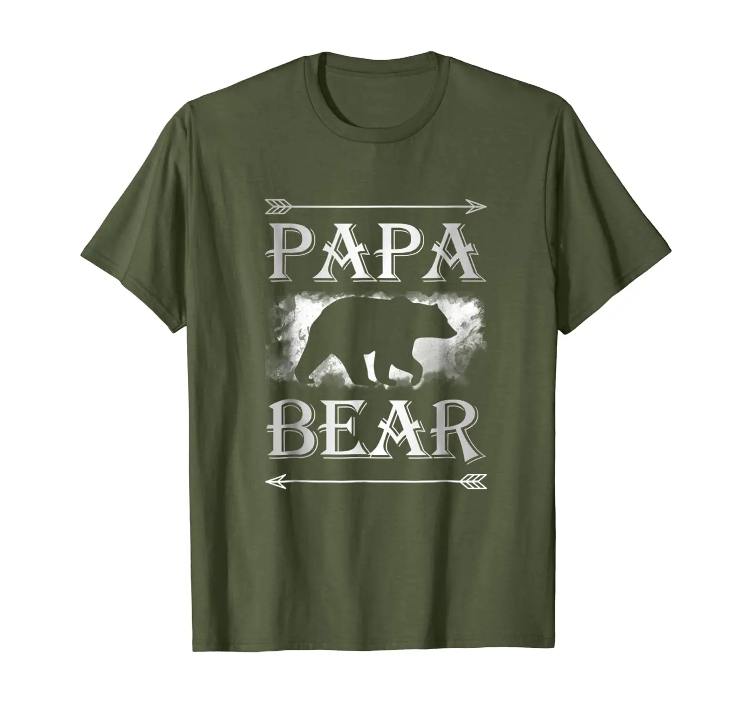 

Mens Best Husband Gifts "Papa Bear" Men Tee Shirts