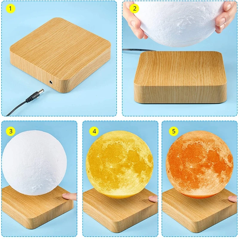 저렴한 C9GD 3D 자기 부상 달 램프 새로운 창조적 디자인 회전 야간 조명 Led 달 부동 홈 휴일 장식 구매 C9GD 3D 자기 부상 달 램프 새로운 창조적 디자인 회전 야간 조명 Led 달 부동 홈 휴일 장식