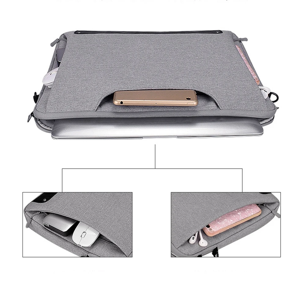 

2020 Bag Case 13.3 14.1 15.4 15.6 Messenger Bags for MacBook Air 13 Case Waterproof Notebook Bag briefcase for MacBook Pro 15