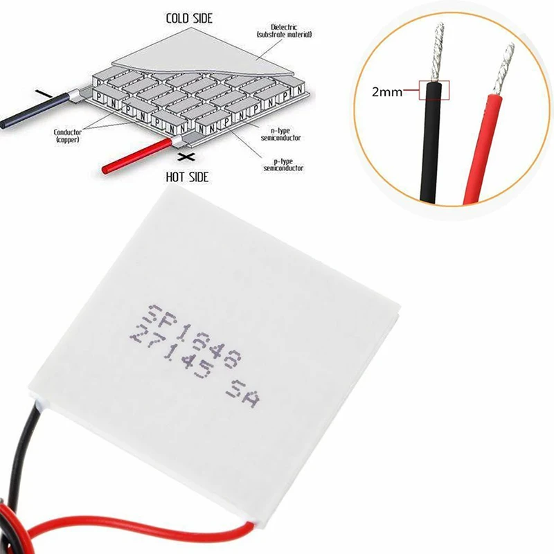 Однослойный двухсторонний керамический термоэлектрический радиатор