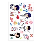 1 лист корейских Аниме игрушек наклейка смесь наклеек s дудлинг путешествия DIY Наклейка s на машину мотоцикл багаж ноутбук велосипед Скутер