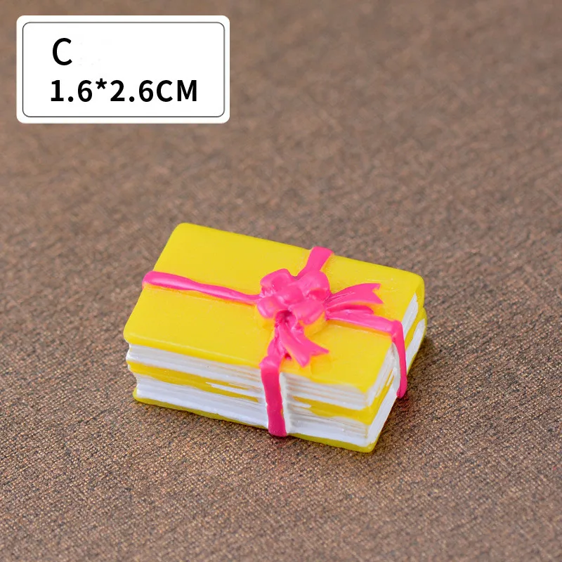 DIY креативный мультфильм мини-книга модель смолы наполнитель слизи комплект Diy аксессуары полимерная глина талисманы Интерактивная детская игрушка - Цвет: 3