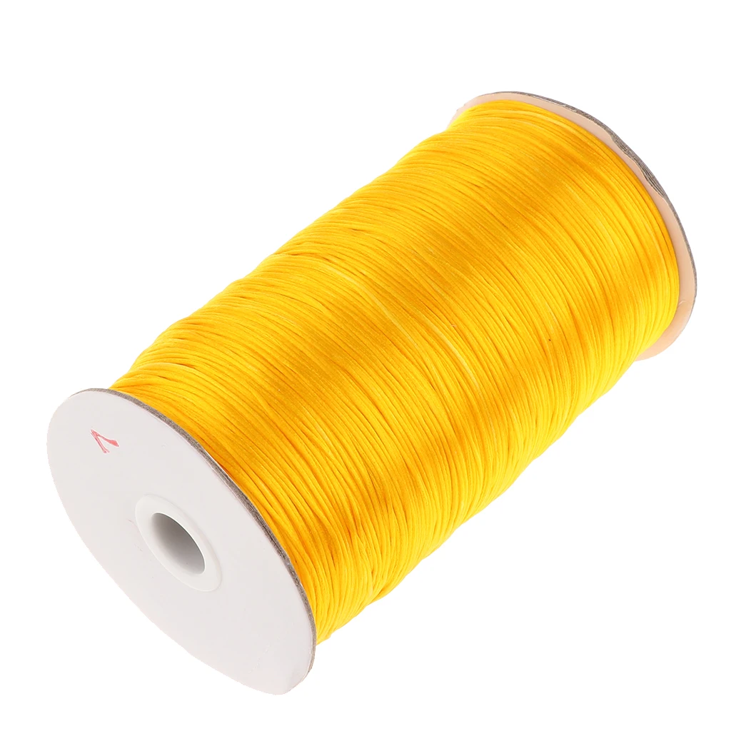 

Elastic Sewing Cord String for Beading Necklace Bracelet Craft Making Yellow