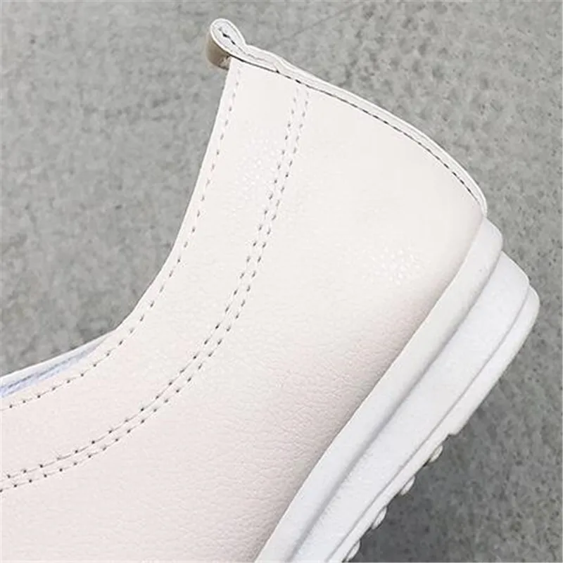 Женские балетки из мягкой кожи черные туфли-оксфорды на плоской подошве обувь