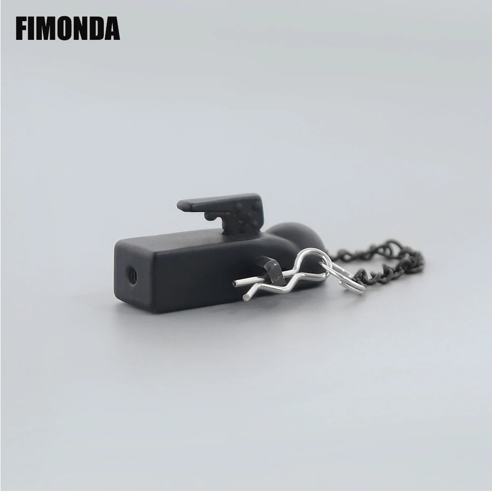 FIMONDA череп буксировочный крюк металлический прицеп крепление для 1/10 RC Crawler Traxxas TRX4