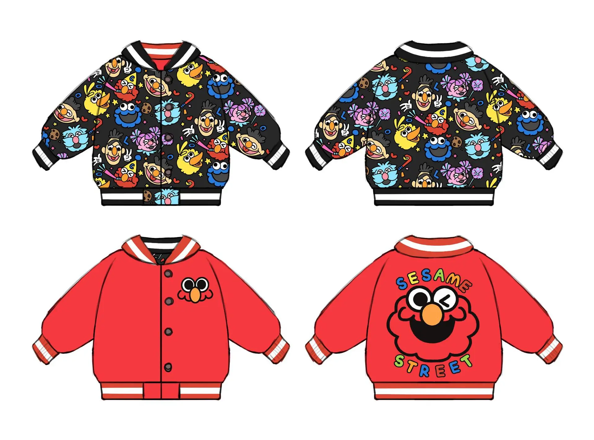 Детское Двустороннее пальто для мальчиков и девочек | Детская одежда обувь