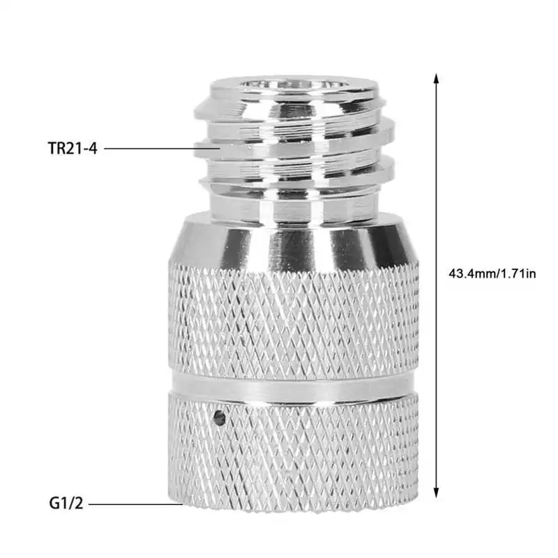 Латунный адаптер соды CGA320 для пива цилиндрический конвертер CO2 коннектор