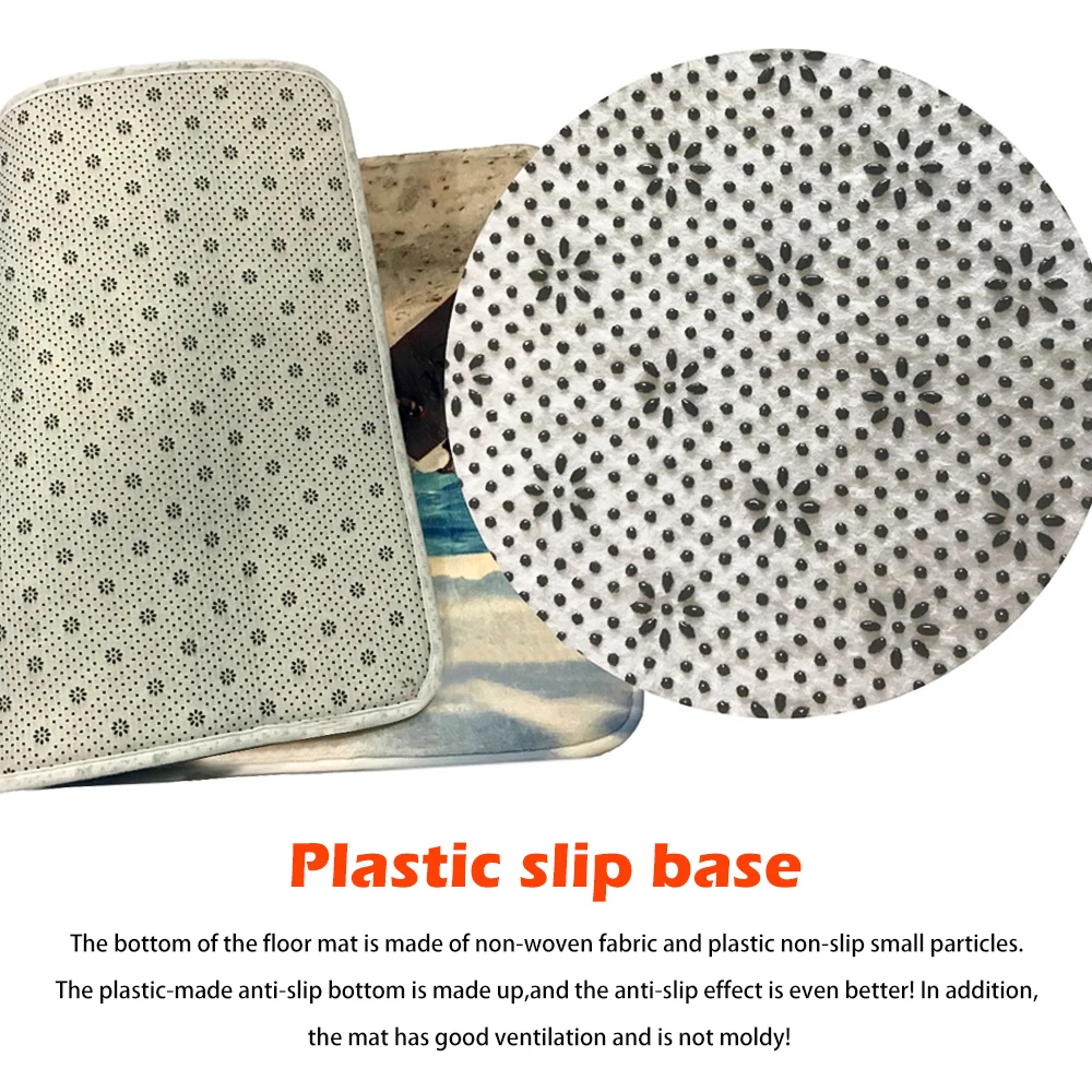 Длинный кухонный коврик для ванной напольный современный абсорбирующий спальни