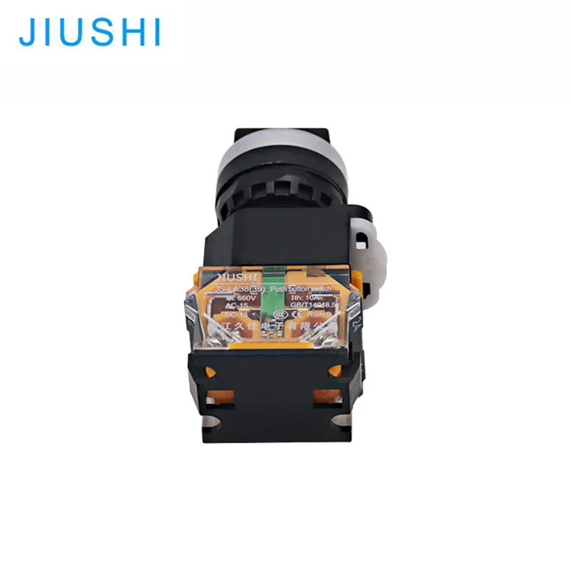 Медная Серебряная точка LA38-20X/3 10A 22 мм кнопочный переключатель самоблокирующийся