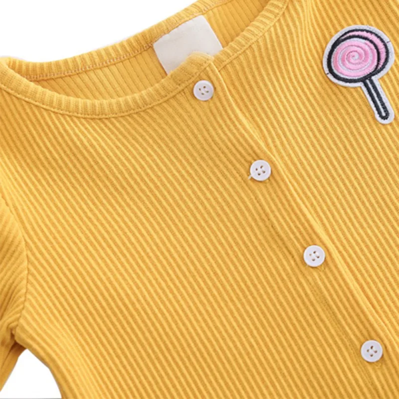 Весенне-осенняя верхняя одежда для девочек Пальто Кардиган с длинными рукавами и