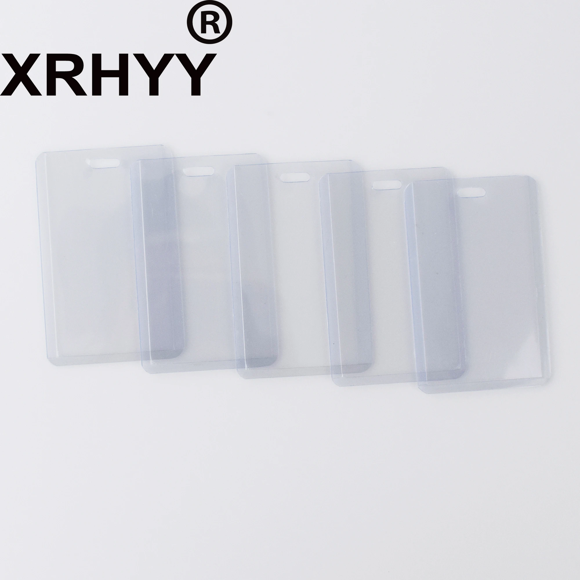 Чехол для карт XRHYY прозрачный жесткий ПВХ 5 шт.|Бейджи и аксессуары| |