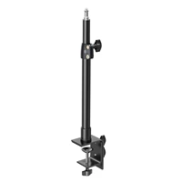 adjustable universal table desk clamp mount stand 14 screw tip tablet bracket foot for dslr dc camera camcorder ring light