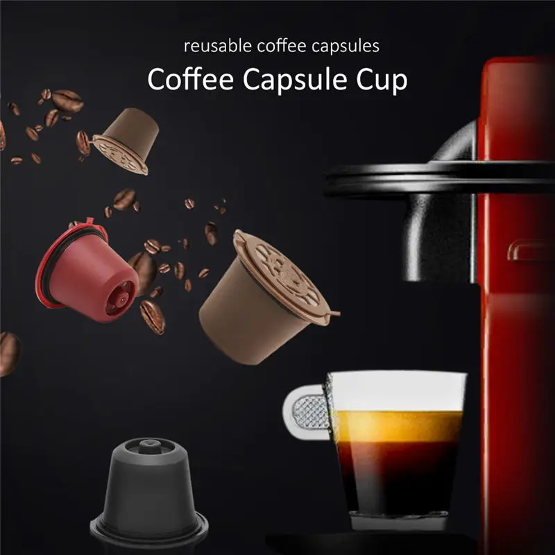 Coffee filter Refillable capsule filter cup Reusable coffee bag Barista's tools Espresso tool Compatible with nestle Dolce Gusto