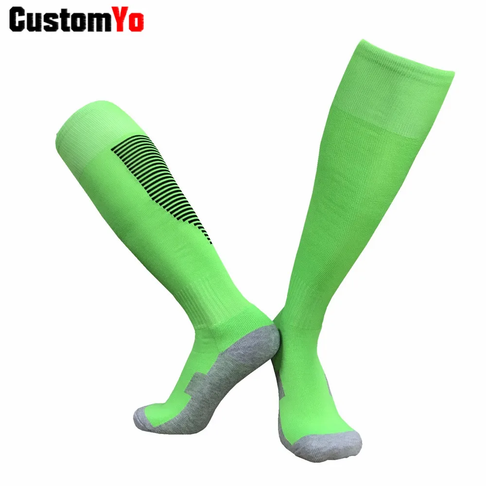Футбольные Клубные спортивные носки до колена дышащие профессиональные футбольные баскетбольные длинные чулки Спортивные Носки взрослые ...