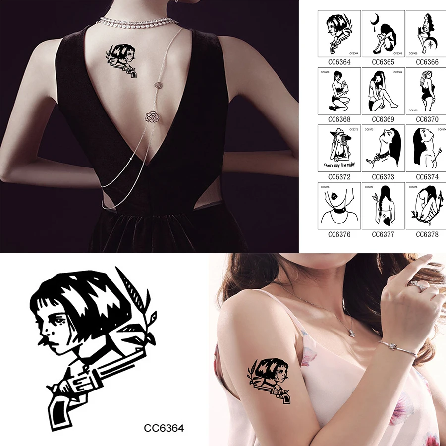 Одноразовые персональные крутые водонепроницаемые наклейки для татуировок