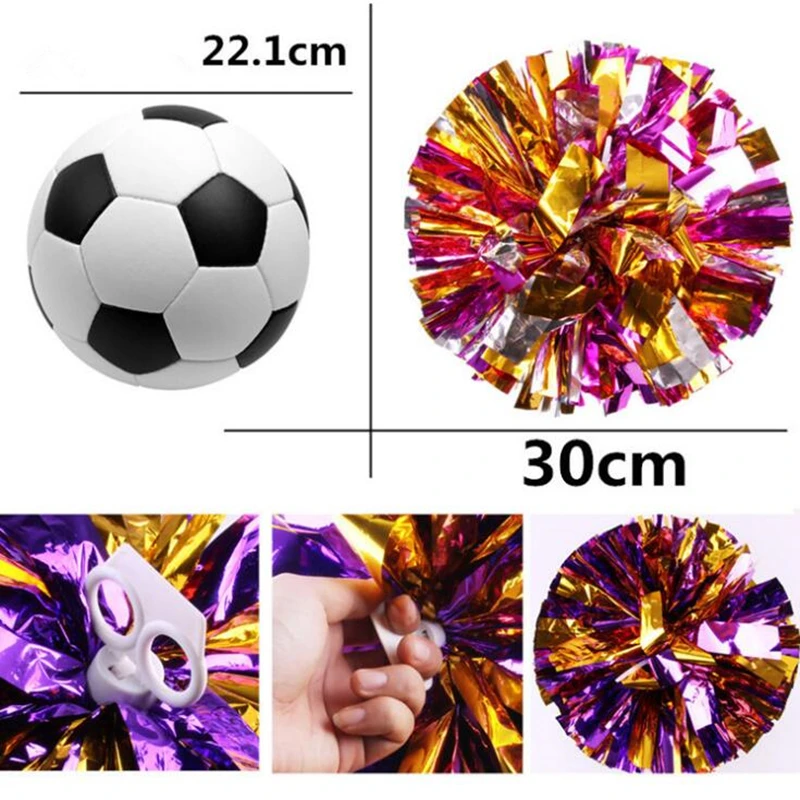 1 шт. помпоны для игры чирлидинга приветствия матча гимнастики соревнований