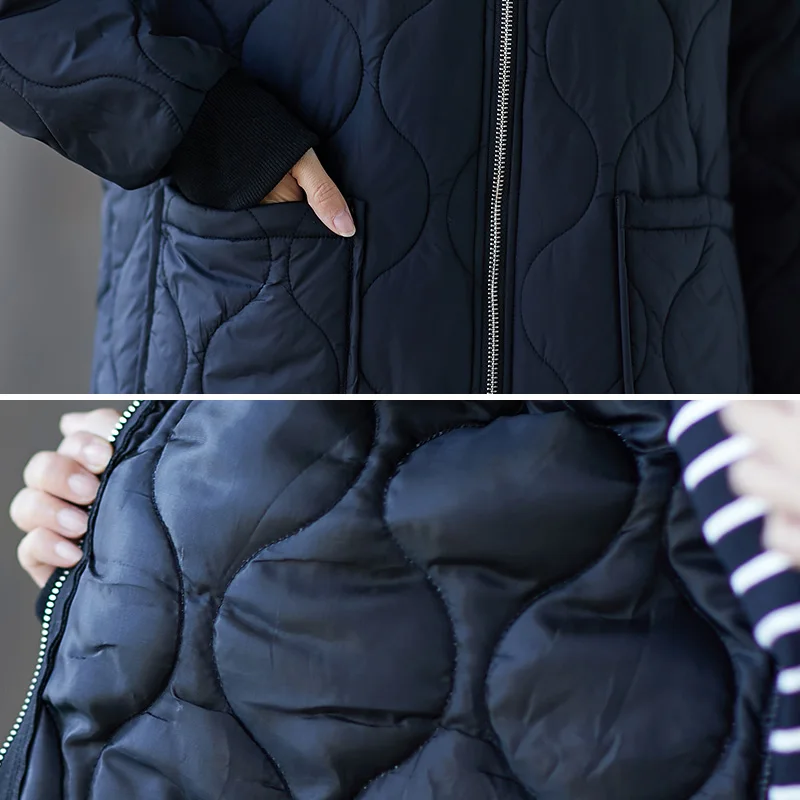 Куртка-бомбер женская осенне-зимняя короткая стеганая | Женская одежда