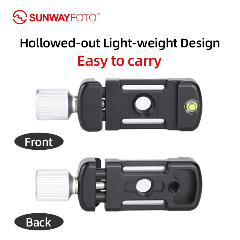 SUNWAYFOTO DDC-26 LT головка штатива быстросъемный зажим для DSLR 26 мм винтовой ручек