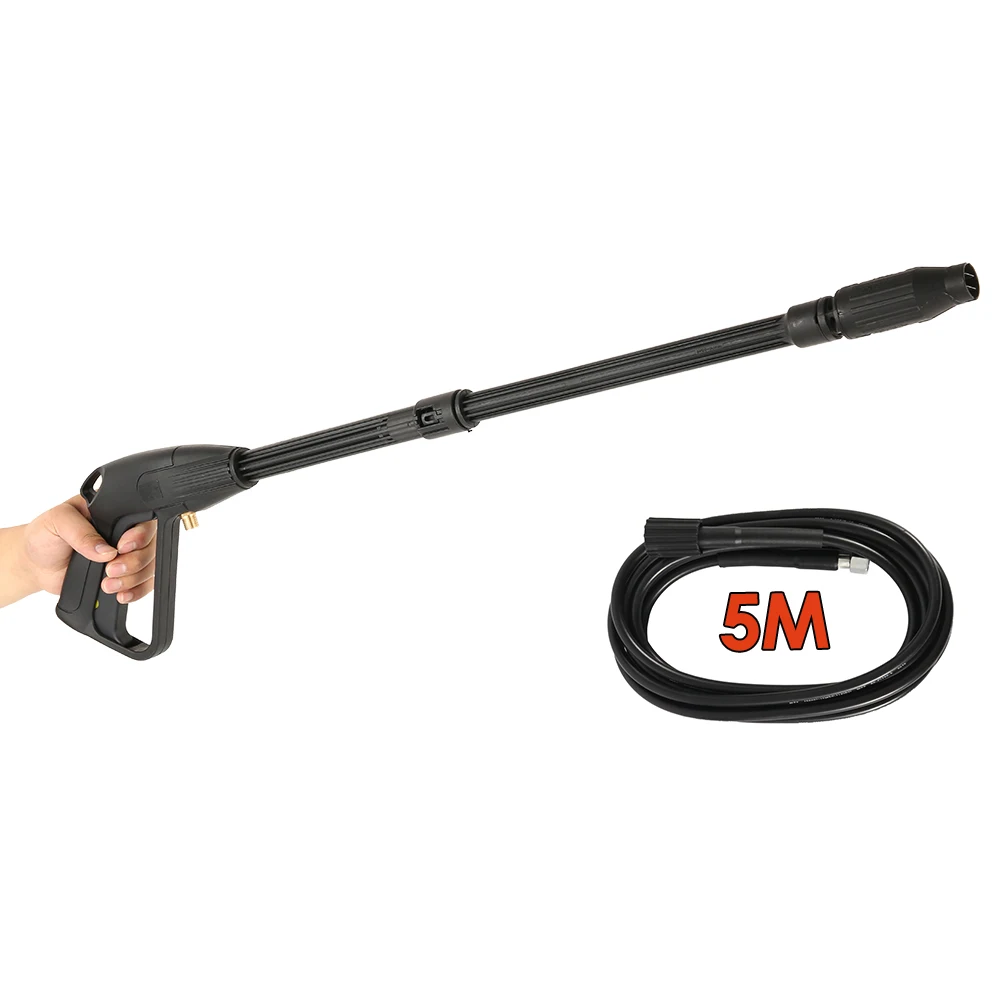 Пистолет распылитель высокого давления + комплект для моющего шланга 5 м мойки