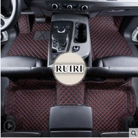high quality custom special car floor mats for audi q7 5 seats 2022 2015 durable waterproof rugs carpetsfree shipping