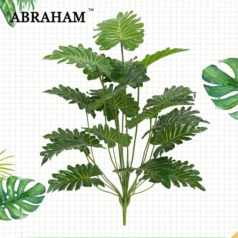65 см 18 вилок тропические искусственные листья монстеры искусственное растение