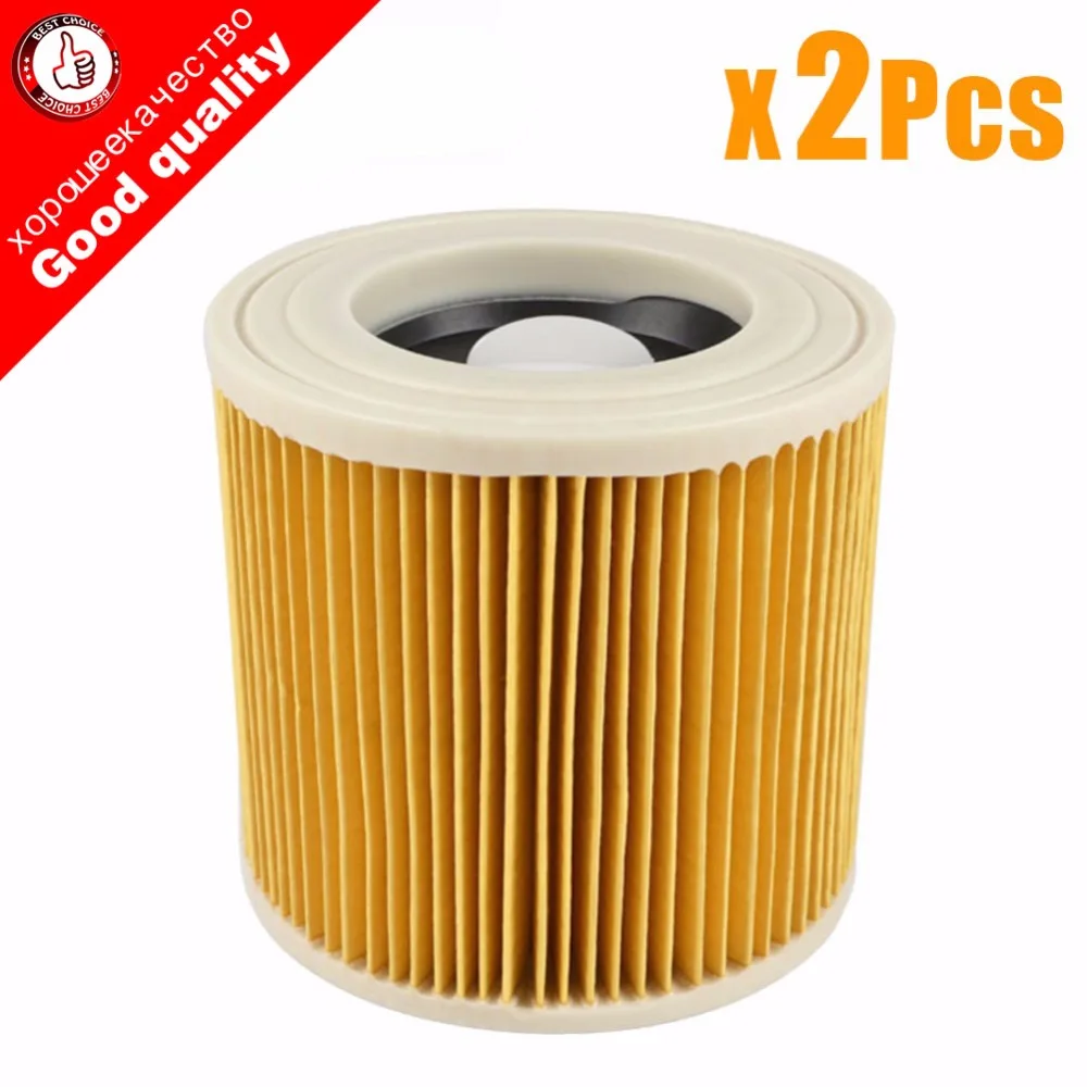 

2Pcs/lot replacement air dust filters bags for Karcher Vacuum Cleaners parts Cartridge HEPA Filter WD2250 WD3200 MV2 MV3 WD2 WD3