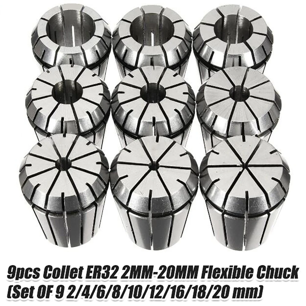 Гибкий пружинный цанговый патрон ER32 для ЧПУ рабочий гравировальный станок