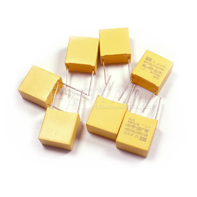 Конденсатор 1 мкФ конденсатор X2 В переменного тока шаг 15 мм из полипропиленовой