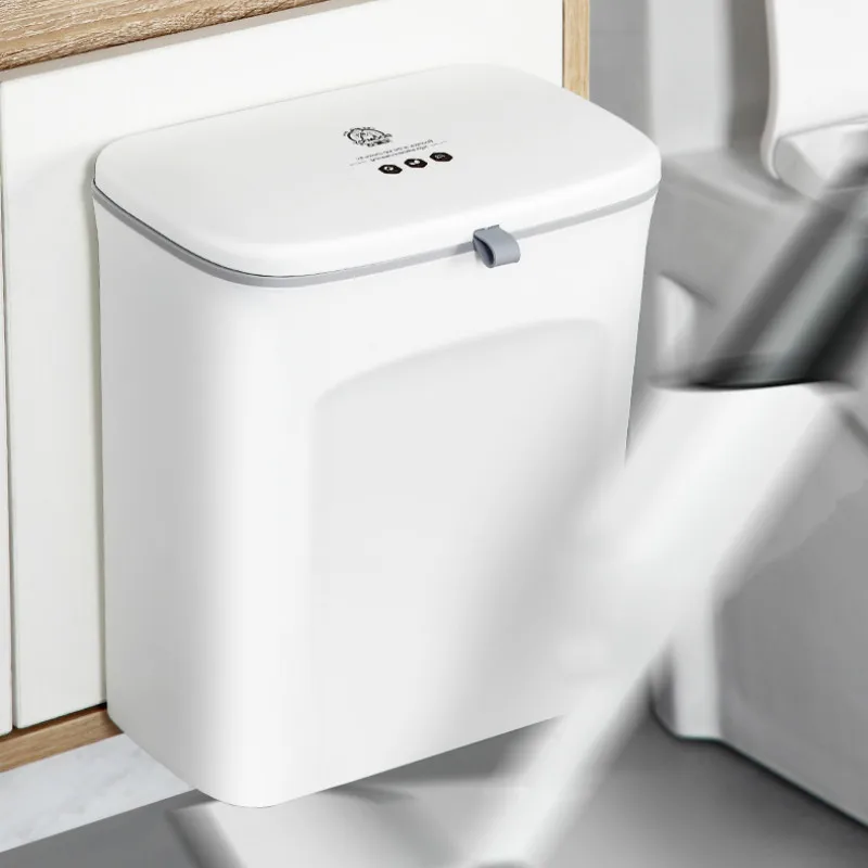 Компостная Складная мусорная корзина кухонная настенная квадратная коробка для