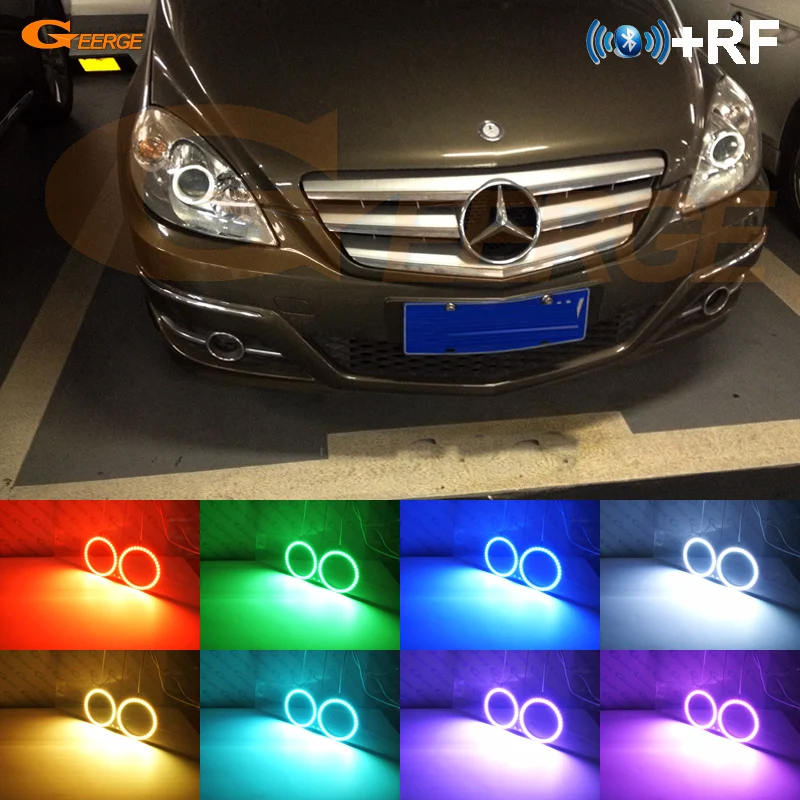 Для Mercedes Benz B Class W245 B150 B160 B180 B170 B200 2005 2011 RF remote Bluetooth APP многоцветный RGB комплект
