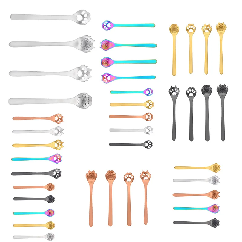 

Coffee Spoon Stainless Steel Teaspoon Seasoning Bistro Spoon for Ice- Cream Home Kitchen Restaurant