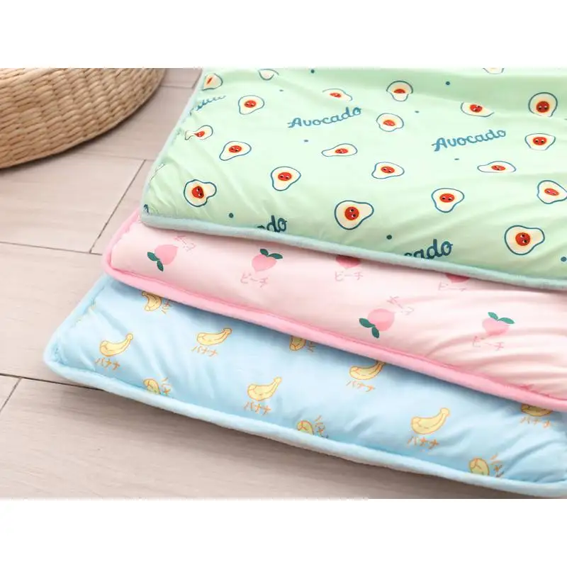 

Summer Pet Mat Ice Silk Cool Feeling Dog Cat Cooling Mat Dog Kennel Cushion Sleeping Mat Cooling Ice Summer Pad