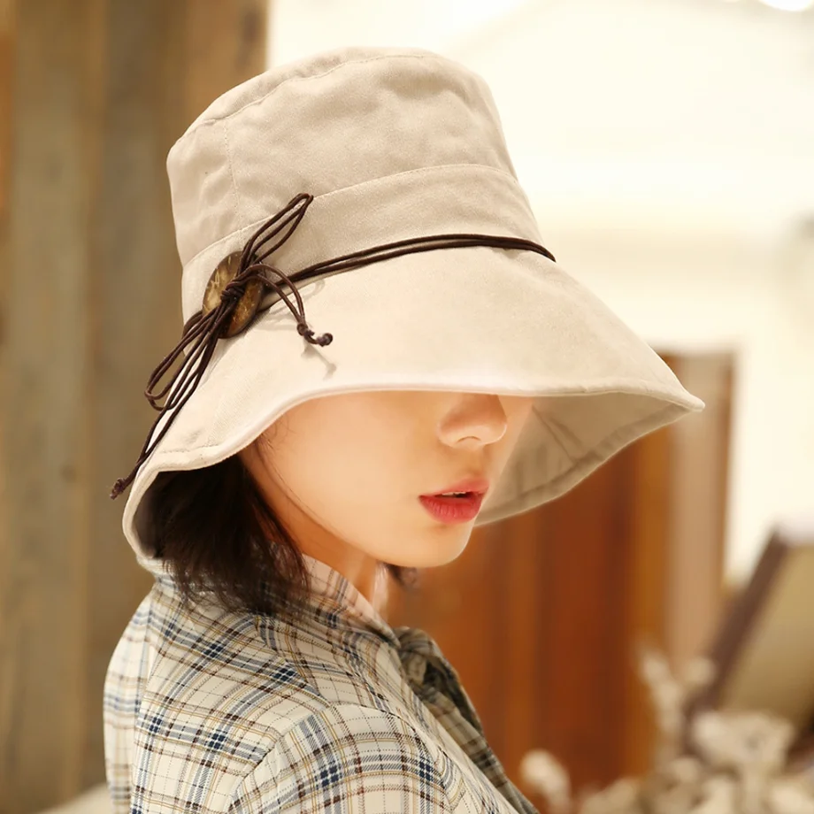 Панама женская однотонная с бантом летняя 5 цветов | Аксессуары для одежды