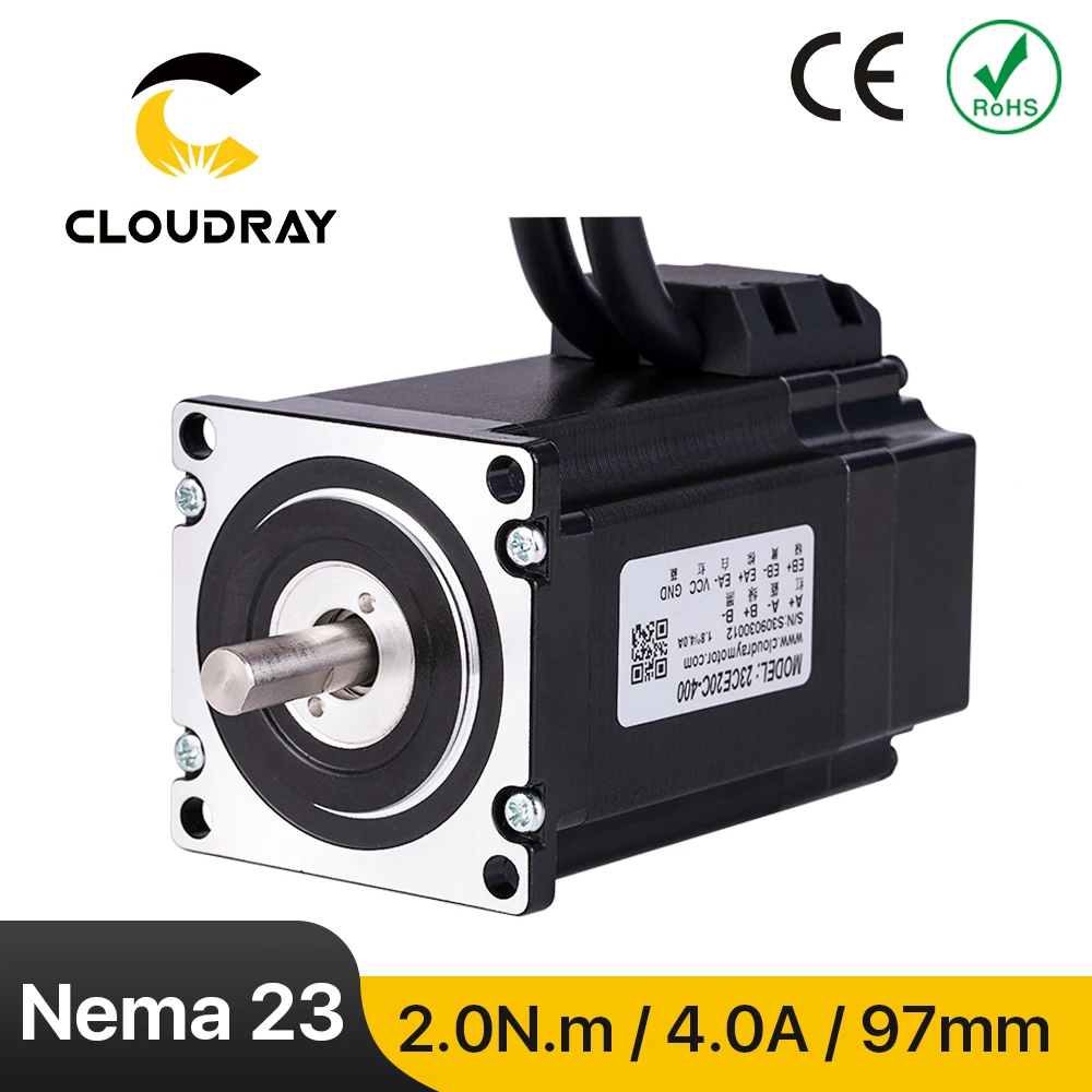 Шаговый двигатель Cloudray Nema 23 2 0 нм 4 А с замкнутым контуром серводвигатель