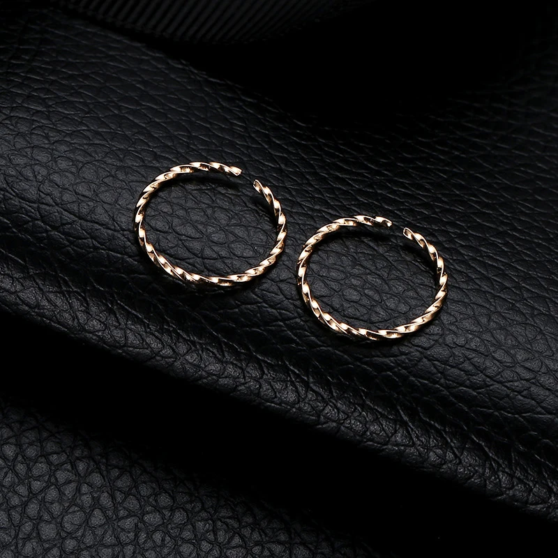 Маленькие серьги-кольца 14 мм для женщин рандомные серьги из сплава мужчин
