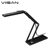 viisan p4u 13mp camera 4k 60fps webcam document camera with af lens built in microphone and led for distance teaching learning