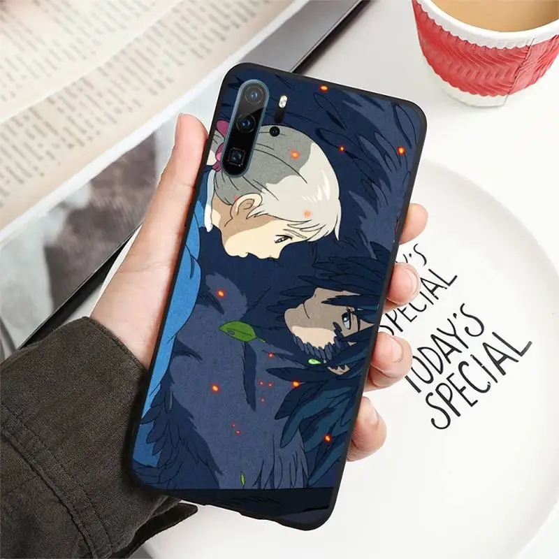 

Howls Moving Castle Phone Case For Huawei P40 P20 P30 lite Pro P Smart 2019 Mate 40 20 10 Lite Pro Nova 5t