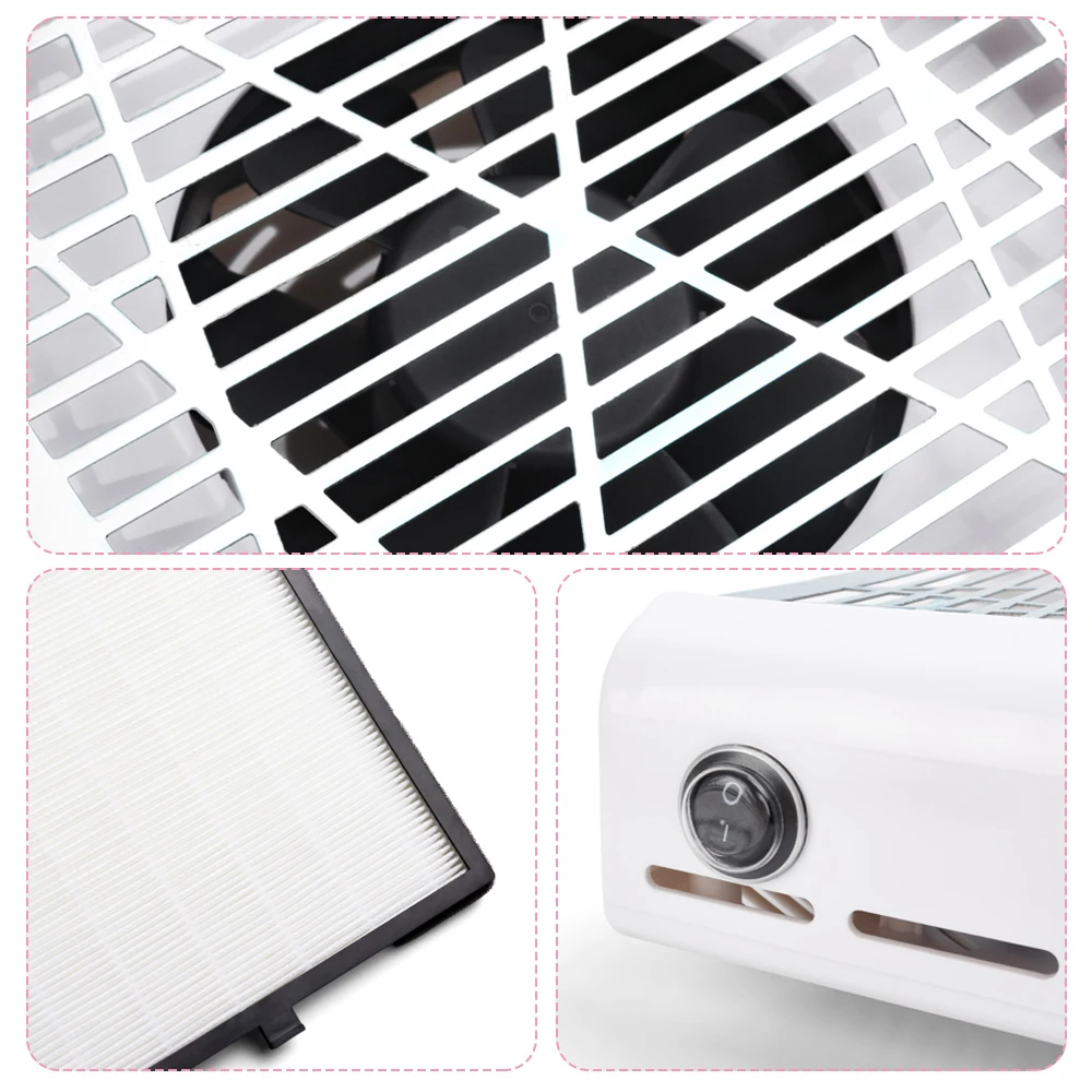 40 Вт новый мощный пылеуловитель для ногтей Вентилятор арт салон всасывающий