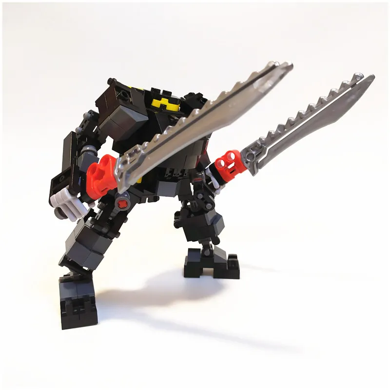 

208PCS Manned Mecha Warrior Building Blocks Toys For Children Armor Robots Anime Figure Model 13cm Action Figure Blocks Dolls