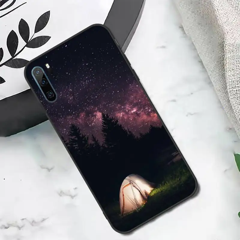 

Nature Mountain Camping pattern Phone Case For Huawei honor Mate P 10 20 30 40 i 9 8 pro x Lite smart 2019 nova 5t