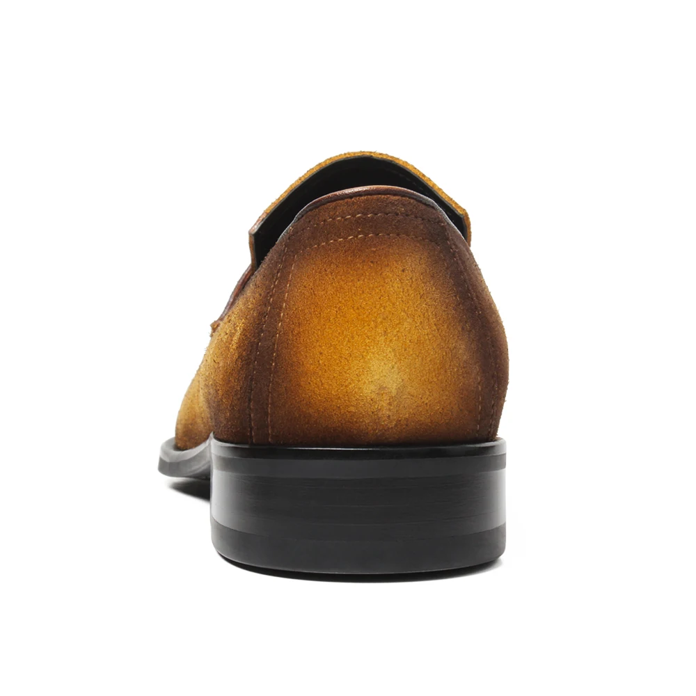 Vikeduo ручной работы желтая обувь дизайнерская роскошная мужская Пенни Лоферы