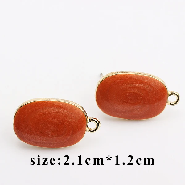 M43511 GUFEATHER M435, ювелирные аксессуары, ювелирные изделия, ручная работа, медный металл, серьги diy, серьги-гвоздики, изготовление ювелирных изделий, 10 шт./партия - Цвет: M43511